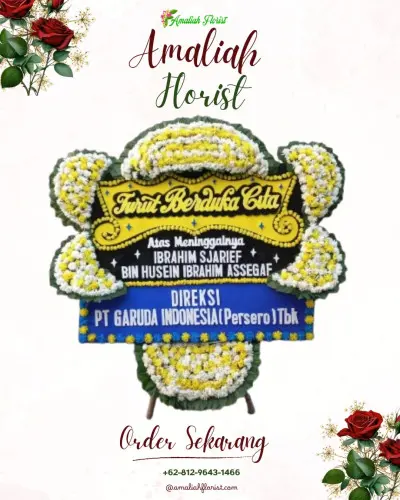 Papan Bunga Duka di Sidokarto