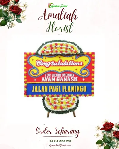 Bunga Papan Congratulation di Sidokarto
